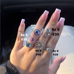 Authentic pandora rings different price$30-$40 read description